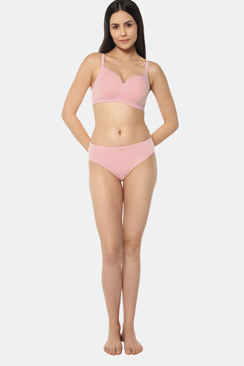 Amante Padded Non Wired Full Coverage T-Shirt Bra - Pink Nectar — image 6